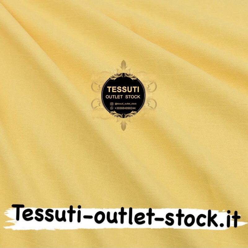 Mussola Cotone tinta unita colore giallo