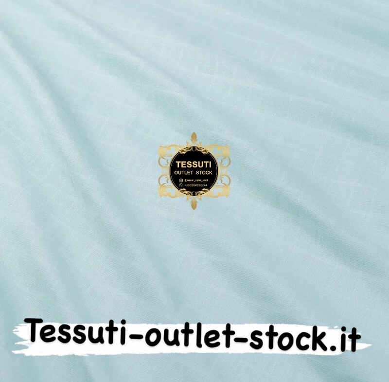 Mussola Cotone tinta unita colore Menta
