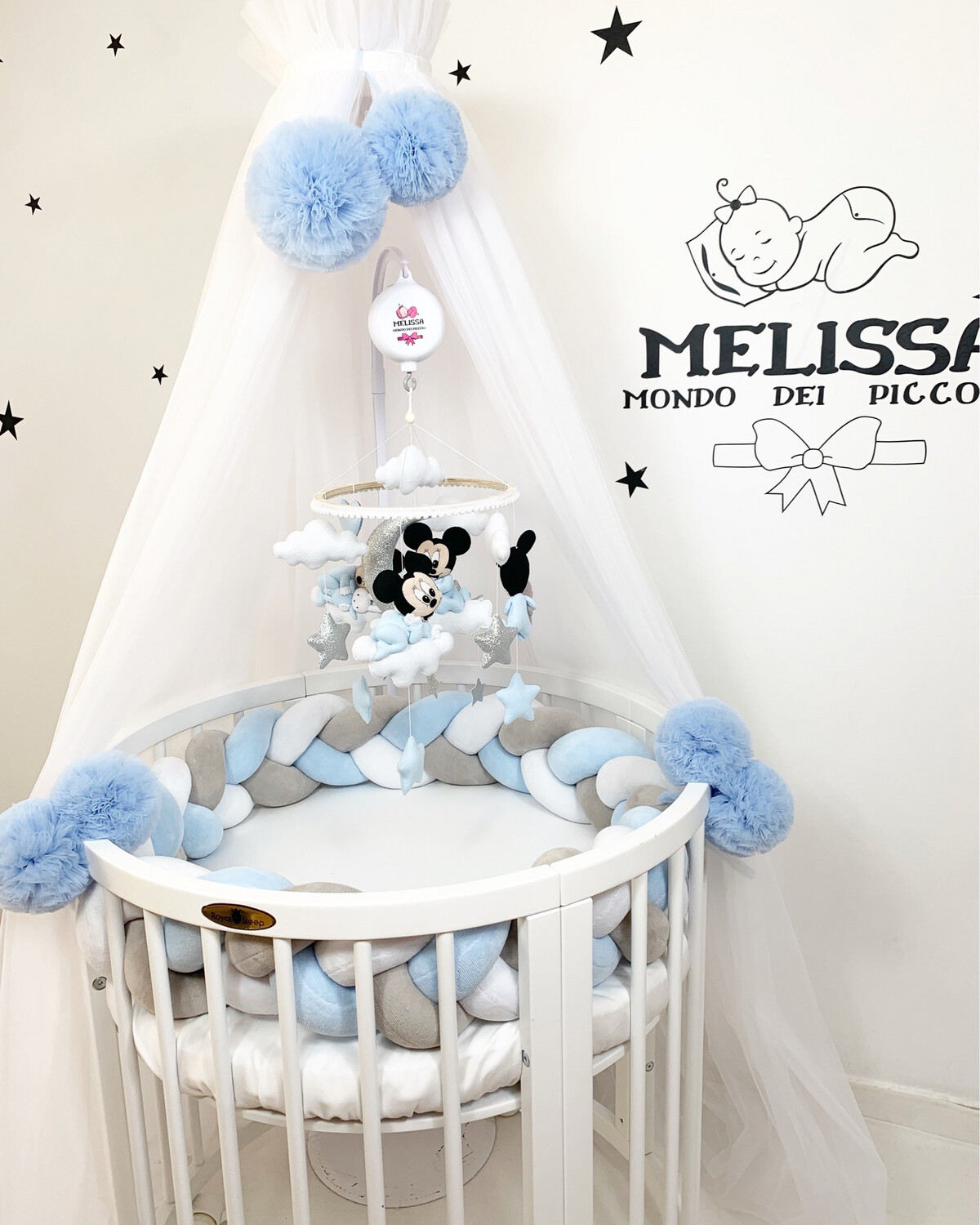 Baldacchino tulle colore Bianco