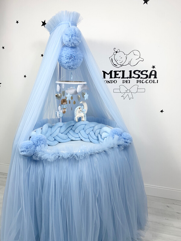 Gonna Tulle Colore Azzurro