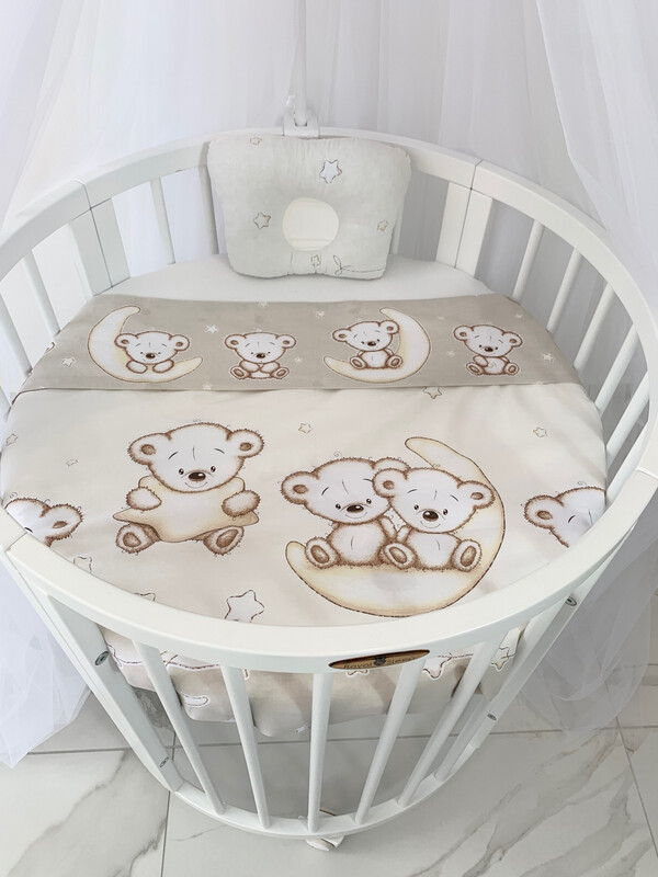 Set lenzuolo Orsetti sulla Luna 
