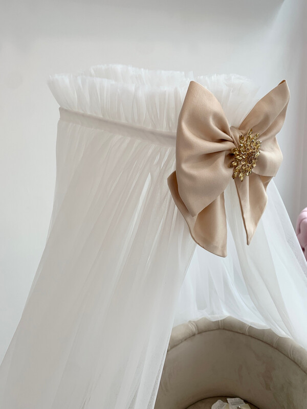 Baldacchino tulle colore Panna 
