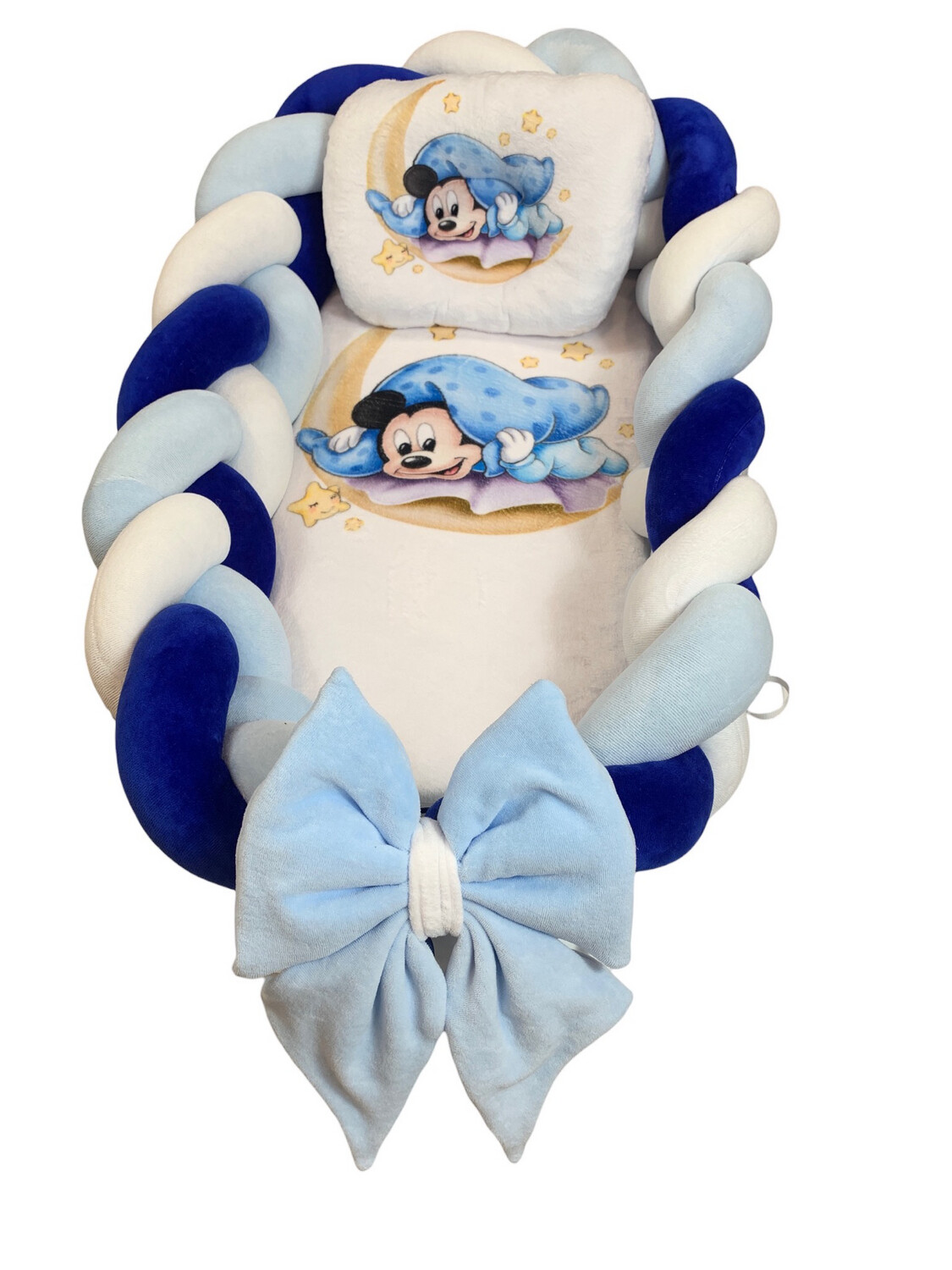 Riduttore intrecciato Mickey Mouse ( materasso sfoderabile)