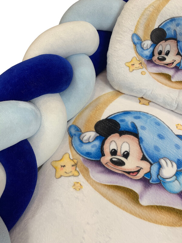 Riduttore intrecciato Mickey Mouse ( materasso sfoderabile)