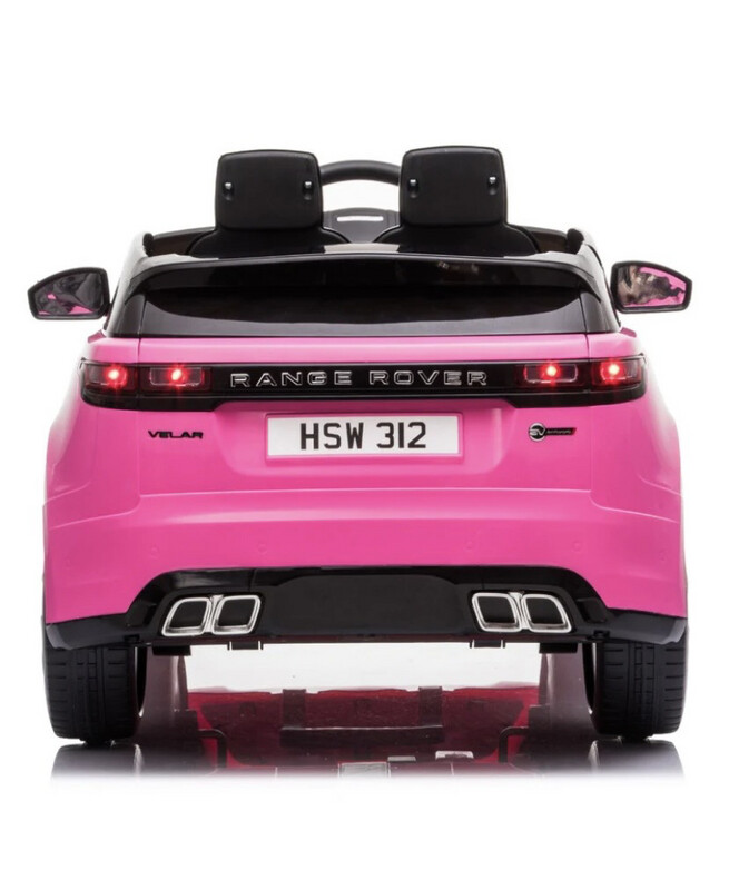 Macchina Elettrica per Bambini 12V con Licenza Range Rover Velar Rosa