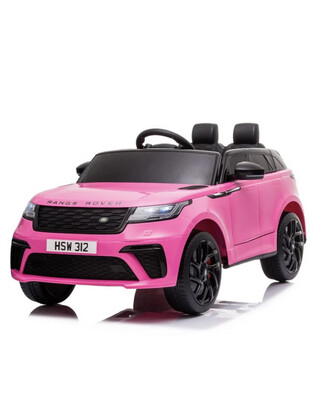 Macchina Elettrica per Bambini 12V con Licenza Range Rover Velar Rosa