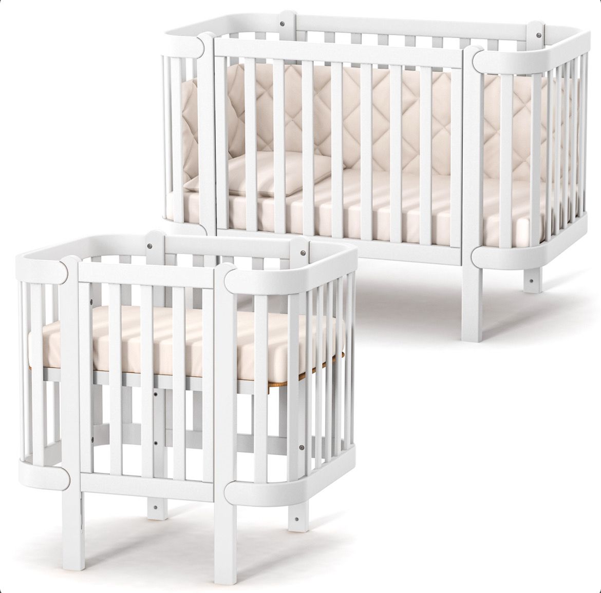 Lettino Monaco Bianco 