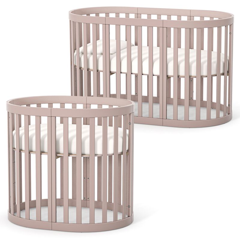 Lettino transformabile Roma Colore Cappuccino 