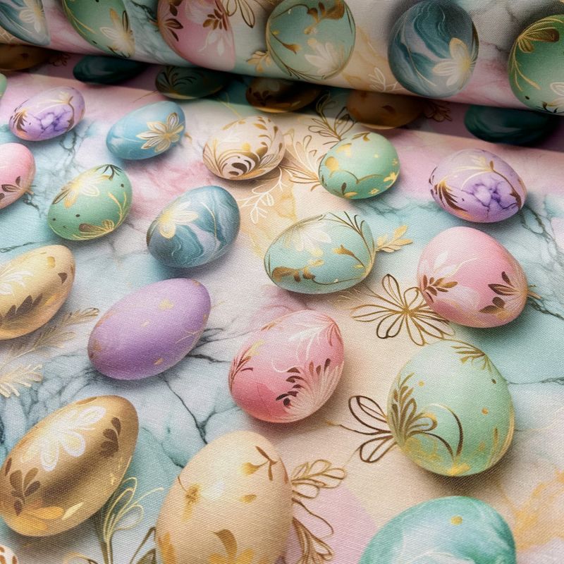 Tessuto Panama Duck Idrorepellente “Uova Pasquali “