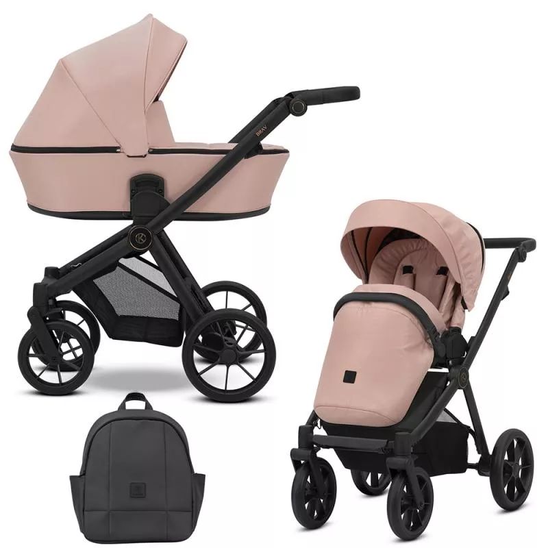 BRAV 2IN1 PASSEGGINO Colore Rosa Cipria 