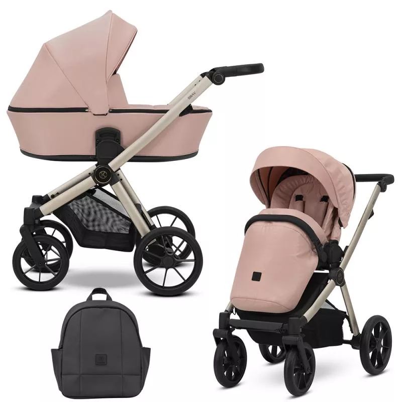 BRAV 2IN1 PASSEGGINO Colore Rosa Cipria 