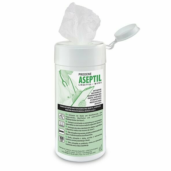 Lingette de désinfection ASEPTIL