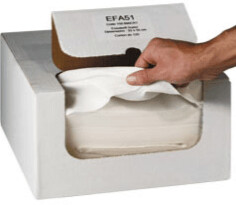 Carton de 120 lingettes non tissées EFA51