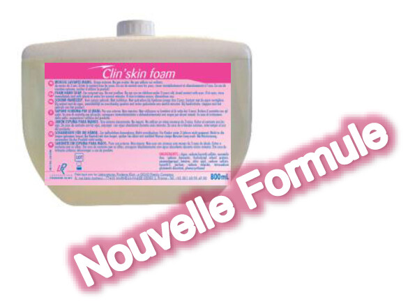 Clin'Skin Foam - mousse lavante pour les mains