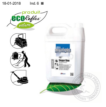 Produit décapant d'émulsion gamme sols SÉGUR LINO