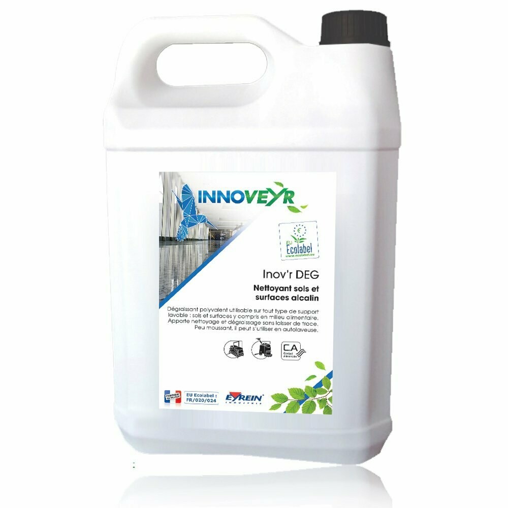 Produit ECOLABEL - gamme sols dégraissant INOV R DEG