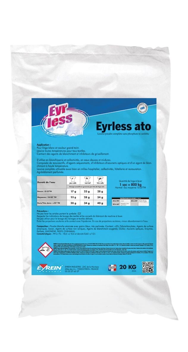 Produit lessive EYRLESS ATO