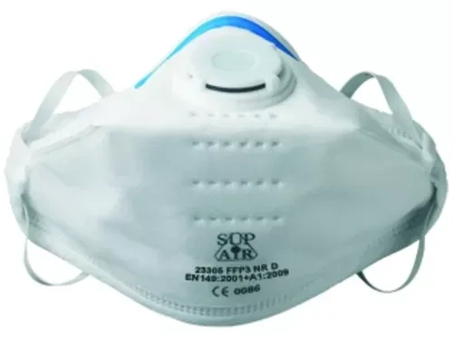 Masque pliable non réutilisable FFP3