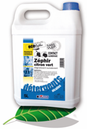 Produit dégraissant gamme sols ZEPHIR CITRON VERT