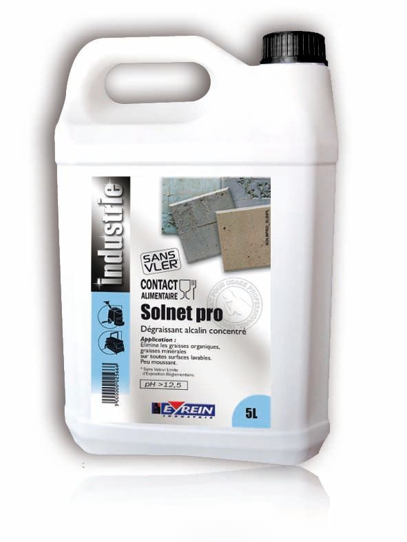 Produit dégraissant gamme sols SOLNET PRO