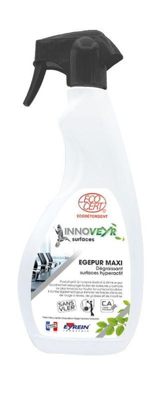 Produit ECOCERT-  Dégraissant surfaces hyperactif EGEPUR MAXI