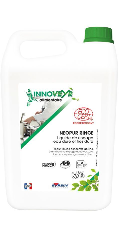 Produit ECOCERT -  Liquide de rinçage eau dure et très dure NEOPUR RINCE