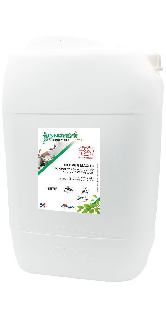 Produit ECOCERT - 
Lavage vaisselle machine eau dure et très dure NEOPUR MAC ED