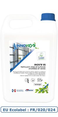 Produit ECOLABEL - Nettoyant vitres et surfaces stratifiées et verres INOV’R VS