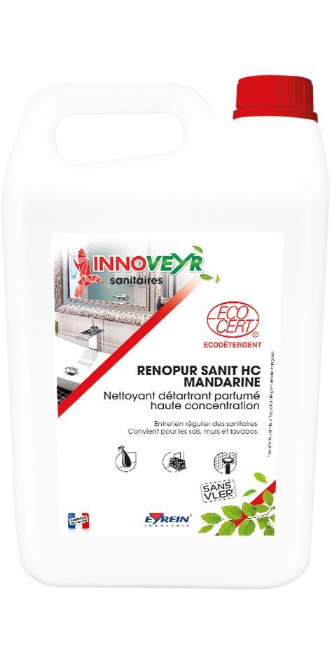 Produit ECOCERT - Nettoyant détartrant parfumé haute concentration RENOPUR SANIT HC