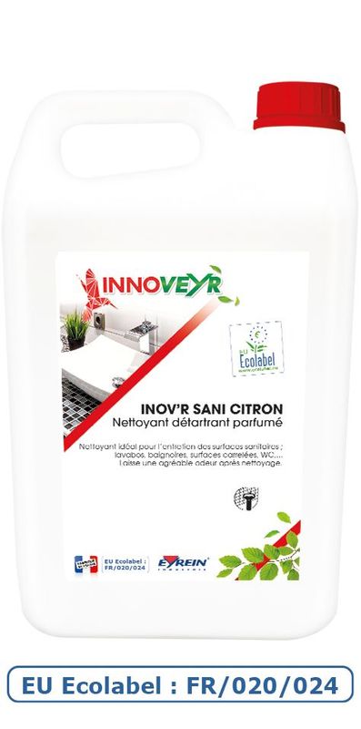 Produit ECOLABEL - Nettoyant détartrant parfumé INOV’R SANI