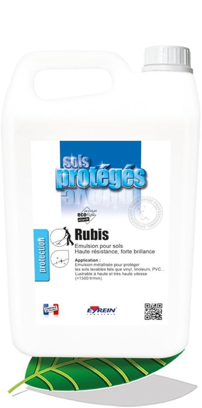 Produit d'entretien -  Émulsion pour sols Haute résistance, forte brillance RUBIS