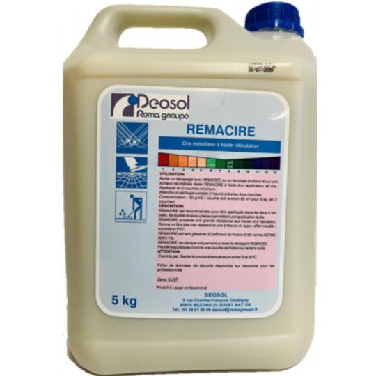 Produit d'entretien - Cire métallisée Haute Résistance REMACIRE