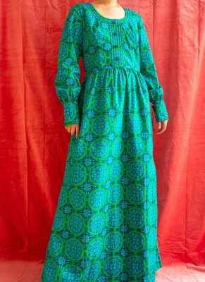 Gabrielle Fouell 70s dress M/L