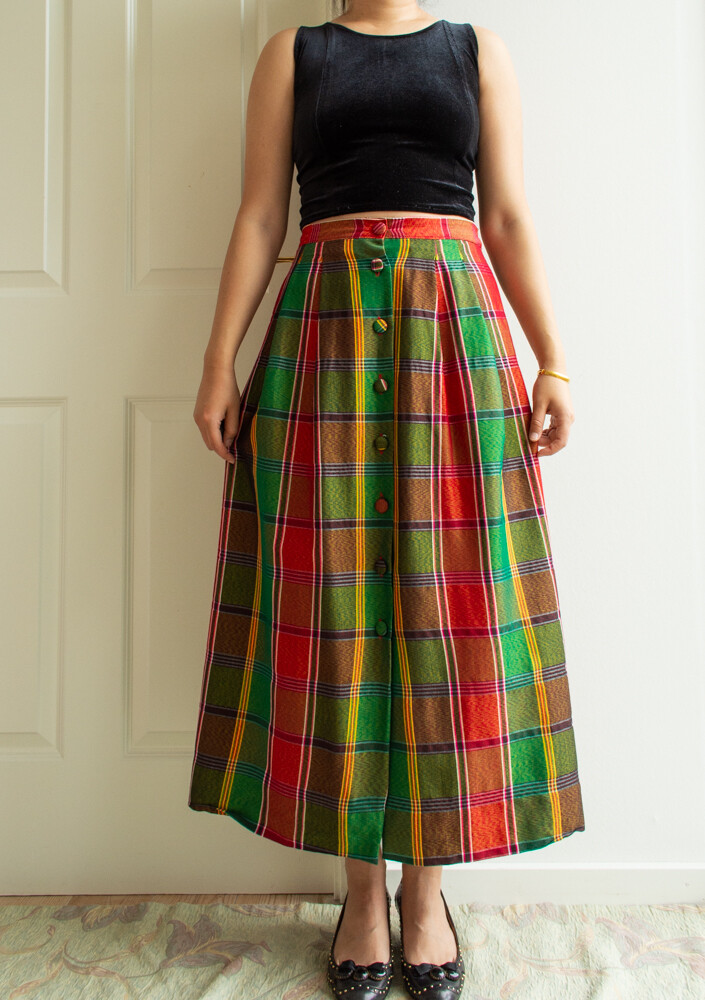 Color block skirt L