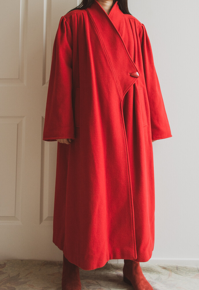 THE red wool coat L