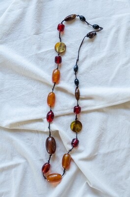 Bead necklace 100cm