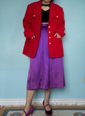 Classic red retro blazer XL/oversize