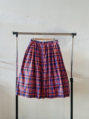 Colorful blue skirt M/L