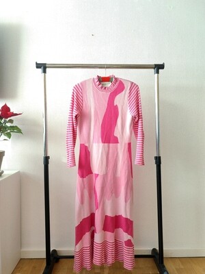 Helmstedt pink knit dress S/M