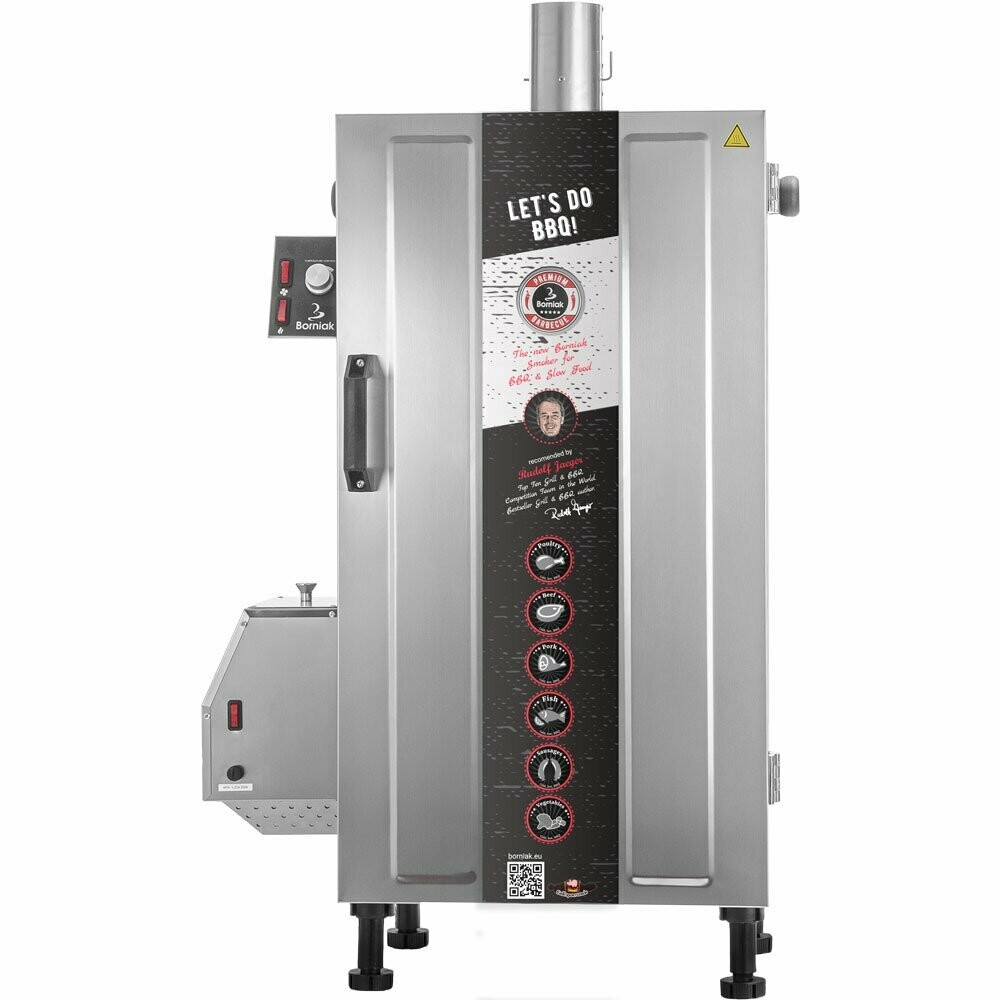 Borniak digitaler Edelstahl BBQ-Smoker BBDS 70 V3
