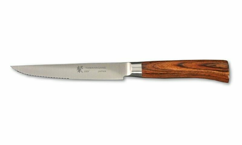 Tamahagane San Steakmesser mit gezahnter Klinge