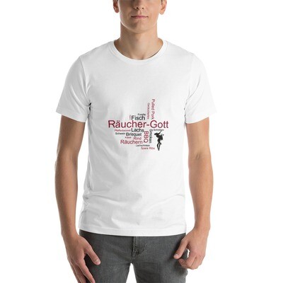 Kurzärmeliges Unisex-T-Shirt Räuchergott