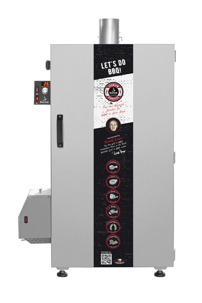 Borniak digitaler Edelstahl BBQ-Smoker BBDS 150 V1.4