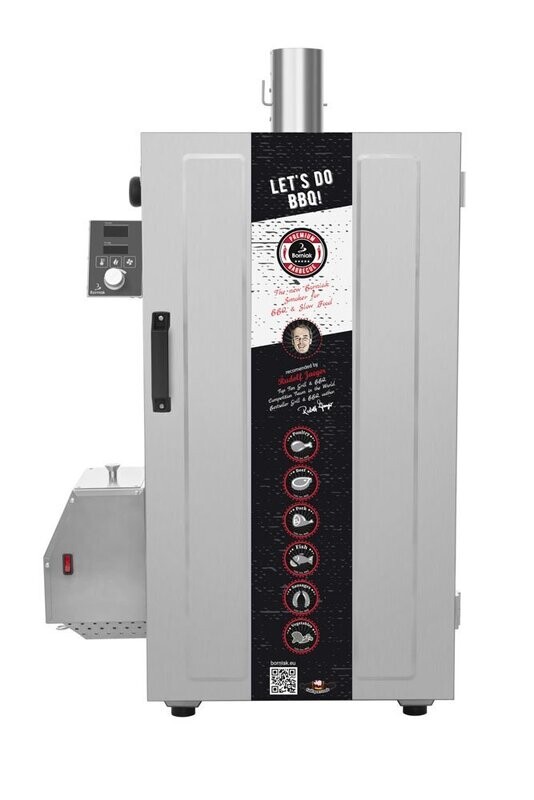Borniak digitaler Edelstahl BBQ-Smoker BBDST 70 V1.4 mit Timer Borniak digitaler Edelstahl BBQ-Smoker BBDST 70 V1.4 mit Timer