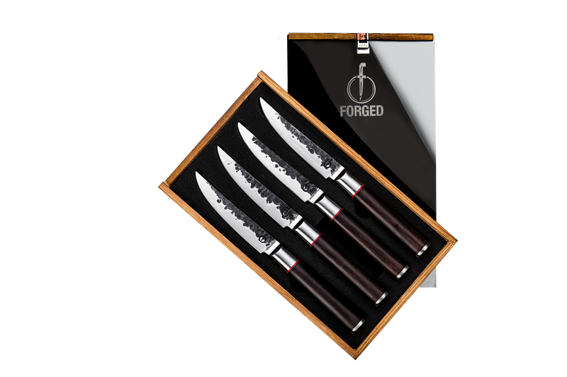 Forged Sebra 4 teiliges Steakmesserset