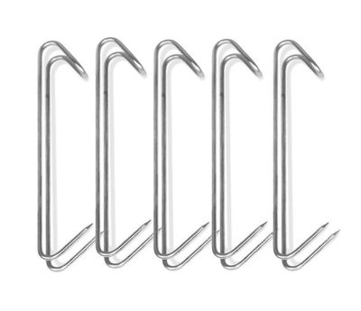 Edelstahl Doppelhaken Set (5 Stück) Edelstahl Doppelhaken Set (5 Stück)