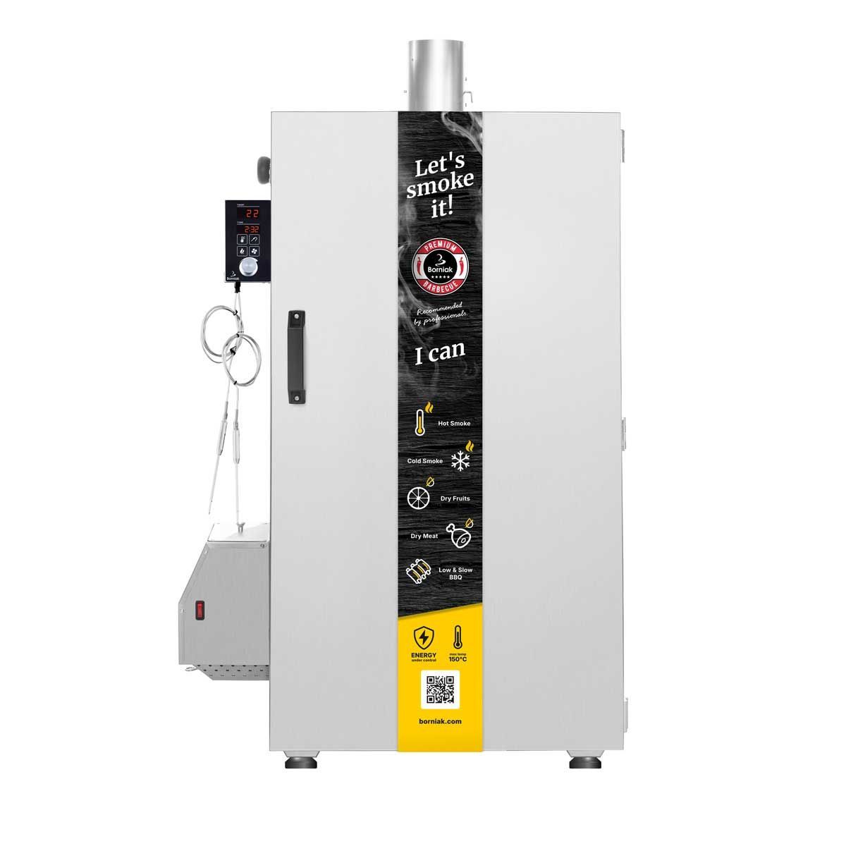 NEU: Borniak BBDSW 150 WiFi (High-End Räucherofen mit App-Steuerung)