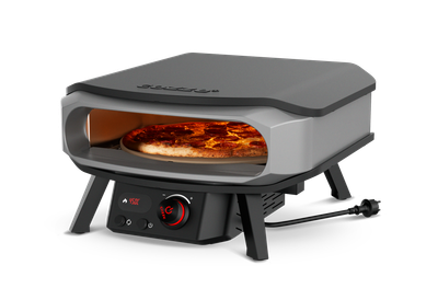 Cozze Premium Elektro-Pizzaofen 17" mit drehbarem Pizzastein