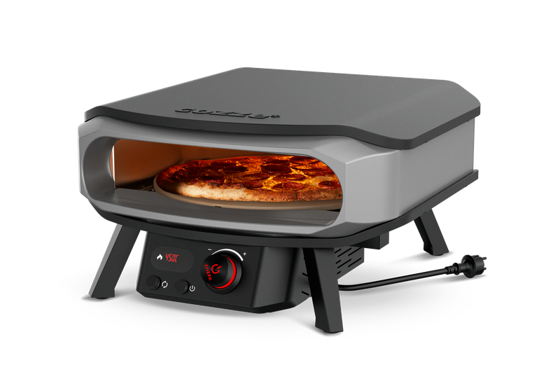 Cozze Premium Elektro-Pizzaofen 17" mit drehbarem Pizzastein
