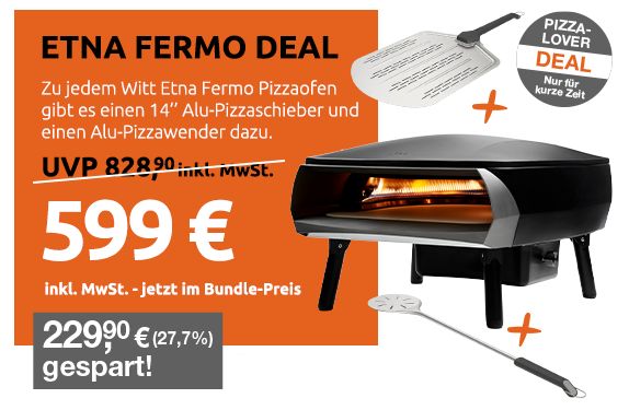 Witt Etna Fermo Pizzaofen, 1 Brenner "Pizza-Lover-DEAL"